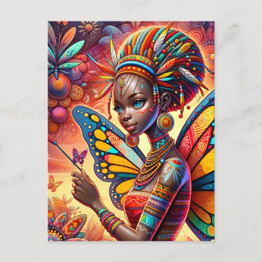 Kenyan Fairy Postkarte (Vorderseite)