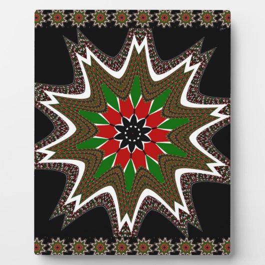 Kenyan Flag Colors Art Print/Graphic Fotoplatte (Vorderseite)