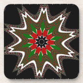 Kenyan Flag Colors Art Print/Graphic Getränkeuntersetzer (Vorderseite)