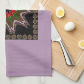 Kenyan Flag Colors Art Print/Graphic Handtuch (Viertel Falte)