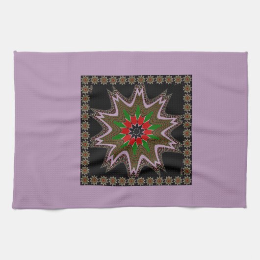 Kenyan Flag Colors Art Print/Graphic Handtuch (Horizontal)