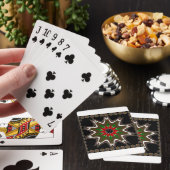 Kenyan Flag Colors Art Print/Graphic Spielkarten (In Situ)