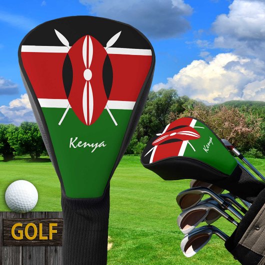 Kenyan Flag & Golf Kenya Sport Covers /Clubs Golf Headcover
