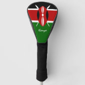 Kenyan Flag & Golf Kenya Sport Covers /Clubs Headcover (Vorderseite)