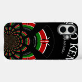 Kenyan Flag Inspiriert Jambo Willkommensdesign Art Case-Mate iPhone Hülle (Rückseite (Horizontal))
