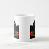 Kenyan Flag Inspiriert Jambo Willkommensdesign Art Kaffeetasse (Mittel)