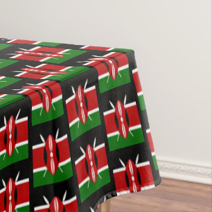 Kenyan Flag & Kenya Esstisch Dekoration Afrika Tischdecke
