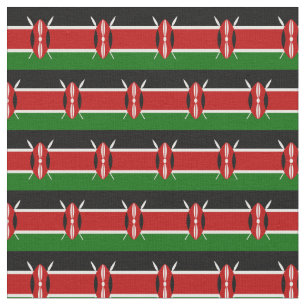Kenyan Flag & Kenya Trendy Fabric /mode Stoff