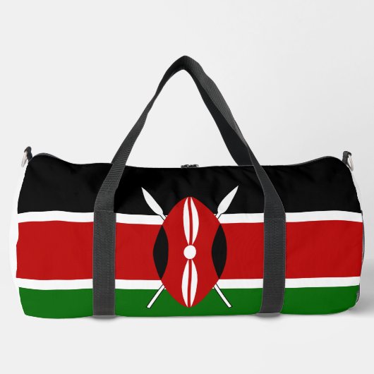 Kenyan Flag Patriotic Duffle Bag (Vorderseite)