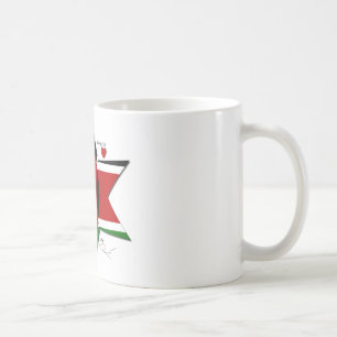 Kenyan Flag Safari Design: Liste der Bucket-Server Kaffeetasse