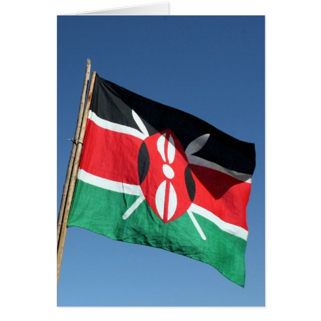 Kenyan-Flagge (Vorne)