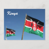 kenyan flags postkarte (Vorderseite)
