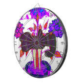 Kenyan Heart Art: Ich Liebe Kenya Dartscheibe (Vorderseite rechts)