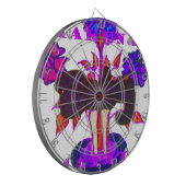 Kenyan Heart Art: Ich Liebe Kenya Dartscheibe (Vorderseite Links)