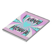 Kenyan Heart Art: Ich Liebe Kenya Notizblock (Rotiert)