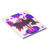 Kenyan Heart Art: Ich Liebe Kenya Notizblock (angewinkelt)