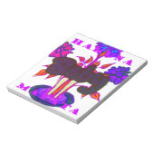 Kenyan Heart Art: Ich Liebe Kenya Notizblock (Rotiert)