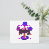 Kenyan Heart Art: Ich Liebe Kenya Postkarte (Stehend Vorderseite)