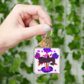 Kenyan Heart Art: Ich Liebe Kenya Schlüsselanhänger (Hand)