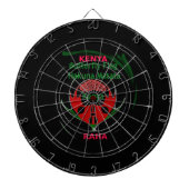 Kenyan Love Colors Dart Board Dartscheibe (vorne)