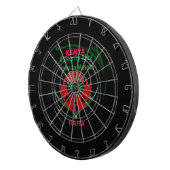 Kenyan Love Colors Dart Board Dartscheibe (Vorderseite rechts)