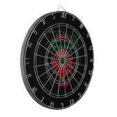 Kenyan Love Colors Dart Board Dartscheibe (Vorderseite Links)