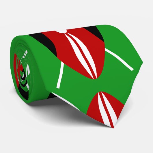 Kenyan Maasai Schild Krawatte (Gerollt)