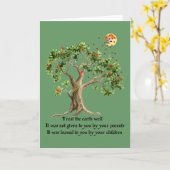 Kenyan-Natur-Sprichwort Karte (Gelbe Blume)