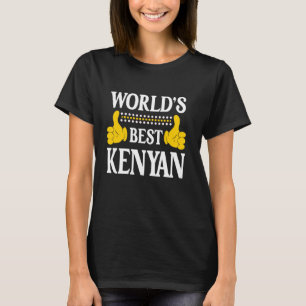 Kenyan Persönlicher Name Funny First Name World's T-Shirt