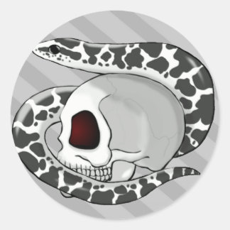 Kenyan Sand Boa (Anery) Runder Aufkleber