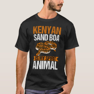 Kenyan Sand Boa ist mein Geistigentierschlangenbes T-Shirt