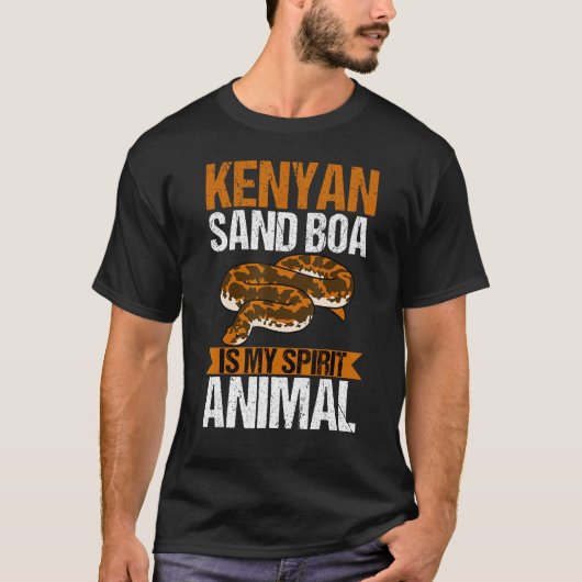 Kenyan Sand Boa ist mein Geistigentierschlangenbes T-Shirt (Vorderseite)