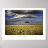 Kenyan Savannah Print Poster (Vorne)
