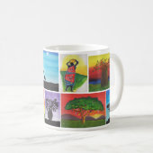 Kenyan scherzt Kunst-Tasse Kaffeetasse (VorderseiteRechts)