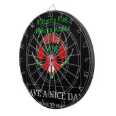 Kenyan Schild Design: Schmetterlingsflagge. Dartscheibe (Vorderseite rechts)