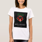 Kenyan Schild Design: Schmetterlingsflagge. T-Shirt (Vorderseite)
