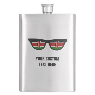 Kenyan Shades benutzerdefinierte Flasche Flachmann