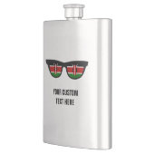 Kenyan Shades benutzerdefinierte Flasche Flachmann (Links)