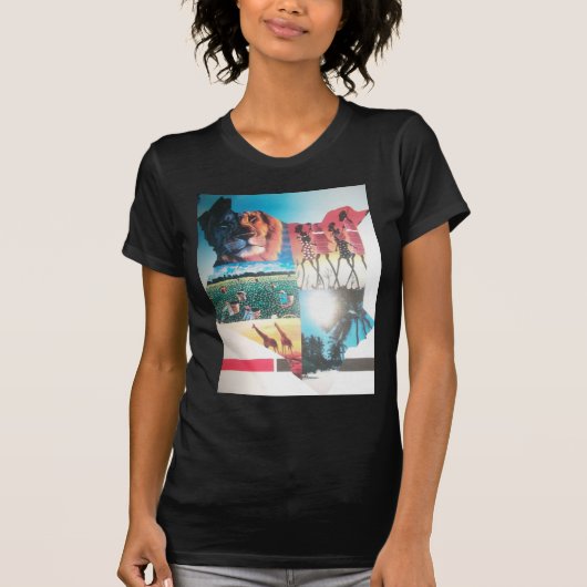 Kenyan Tapestes: Wildlife, Culture & Coastal Beach T-Shirt (Vorderseite)