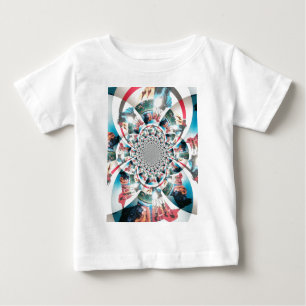 Kenyan Tapestry Kaleidoskop Art Print Baby T-shirt