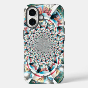 Kenyan Tapestry Kaleidoskop Art Print iPhone 16 Hülle