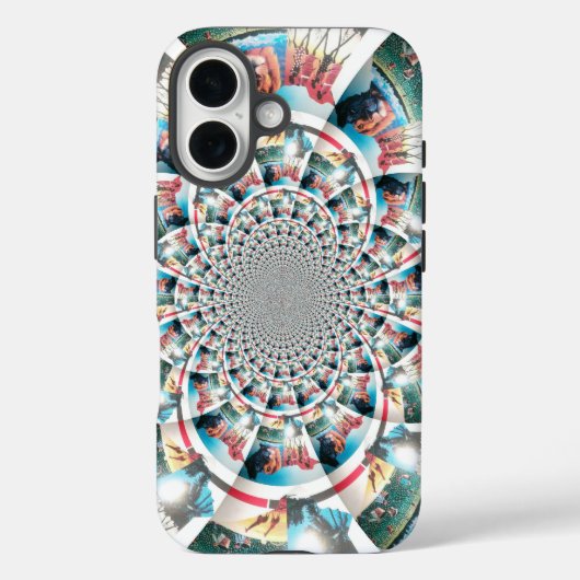 Kenyan Tapestry Kaleidoskop Art Print Case-Mate iPhone Hülle (Rückseite)