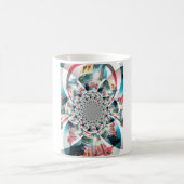 Kenyan Tapestry Kaleidoskop Art Print Kaffeetasse (Mittel)