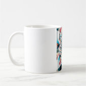 Kenyan Tapestry Kaleidoskop Art Print Kaffeetasse (Links)