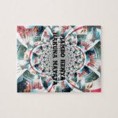 Kenyan Tapestry Kaleidoskop Art Print Puzzle (Horizontal)