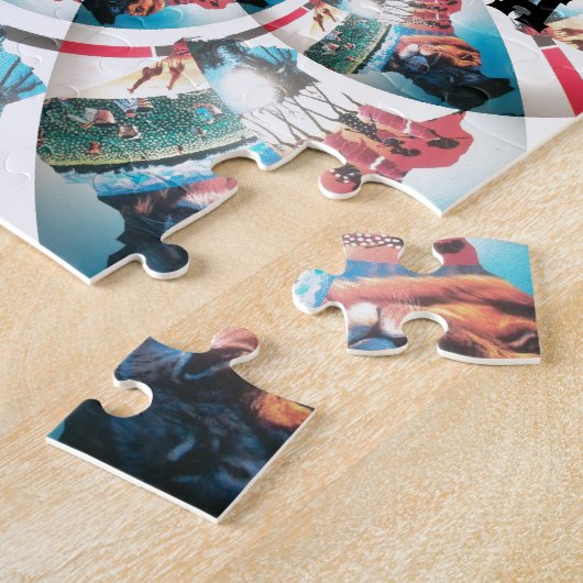 Kenyan Tapestry Kaleidoskop Art Print Puzzle (Seite)