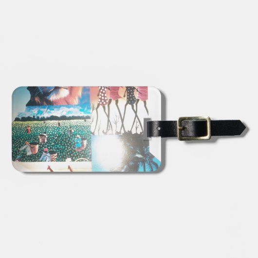 Kenyan Tapestry: Wildnis, Kultur und Küstenstrand Gepäckanhänger (Vorderseite horizontal)