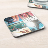 Kenyan Tapestry: Wildnis, Kultur und Küstenstrand Untersetzer (Linke Seite)