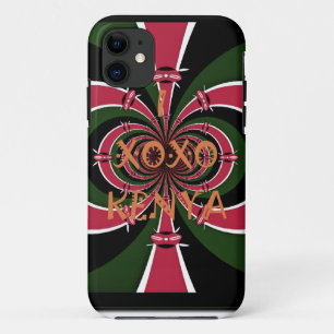 Kenyan Travel Gift - Hugs & Kisses Design Case-Mate iPhone Hülle