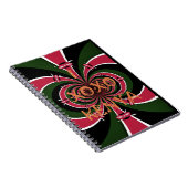Kenyan Travel Gift - Hugs & Kisses Design Notizblock (Rechte Seite)